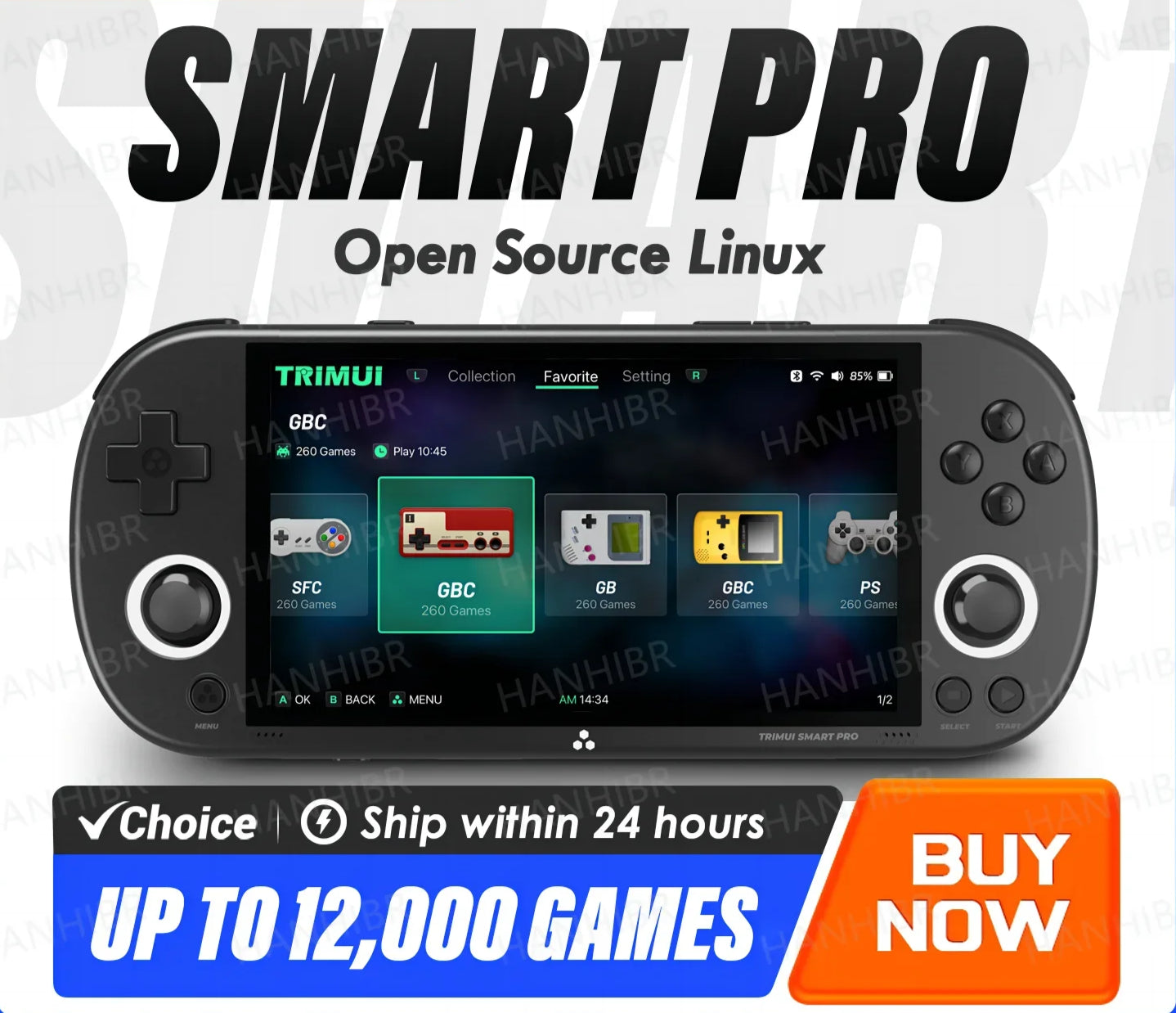 Trimui Smart Pro Handheld Game Console
